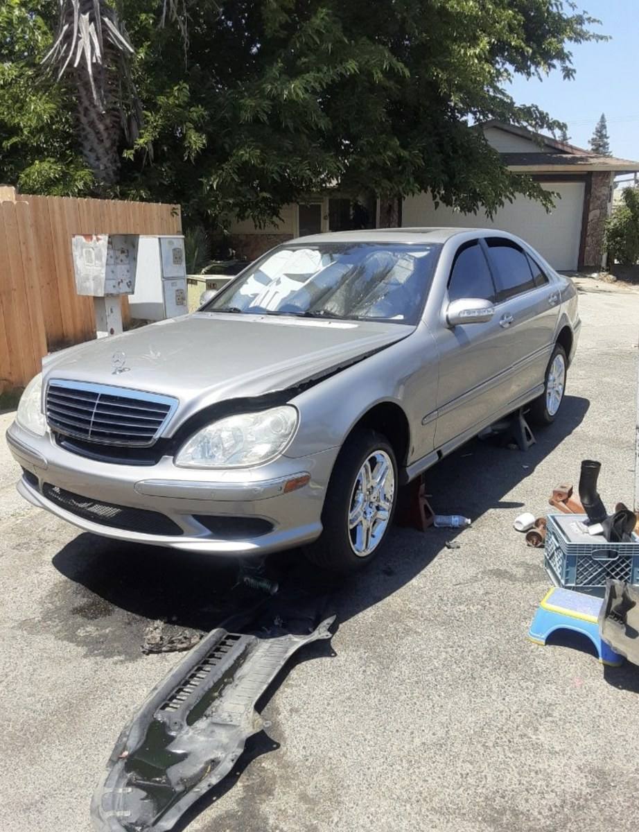 Driveway repair underway at a Westminster area home