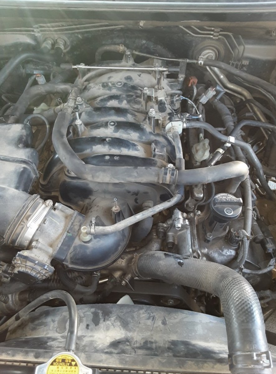 Working through an engine bay during a Westminster diagnostic visit